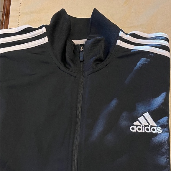 Adidas Men's Black Windbreaker with White stripes size XL - Picture 11 of 11